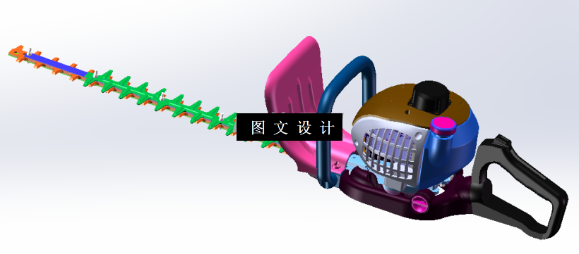 M1261-电动茶园修剪机设计【含SW三维图】