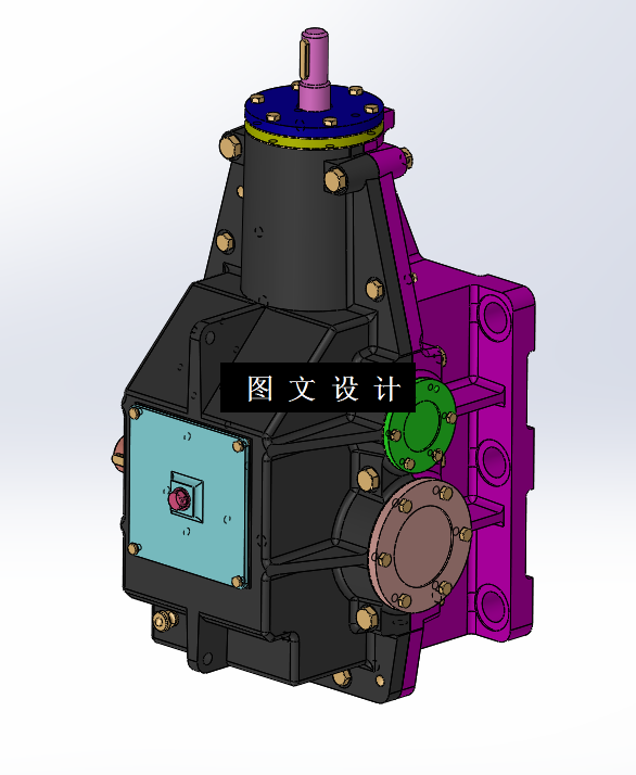 M1264-汽车双级主减速器设计【含SW三维图】