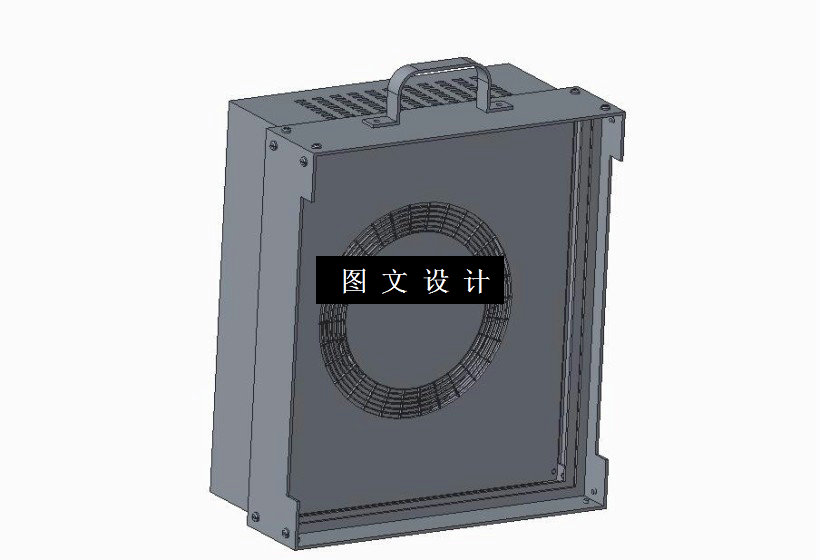 M1995-便携式空气净化器风道设计[含Proe三维图]