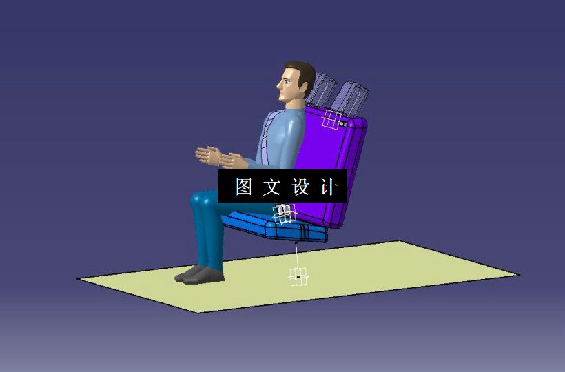 M2040-微型汽车乘客座椅设计[含Catia三维图]