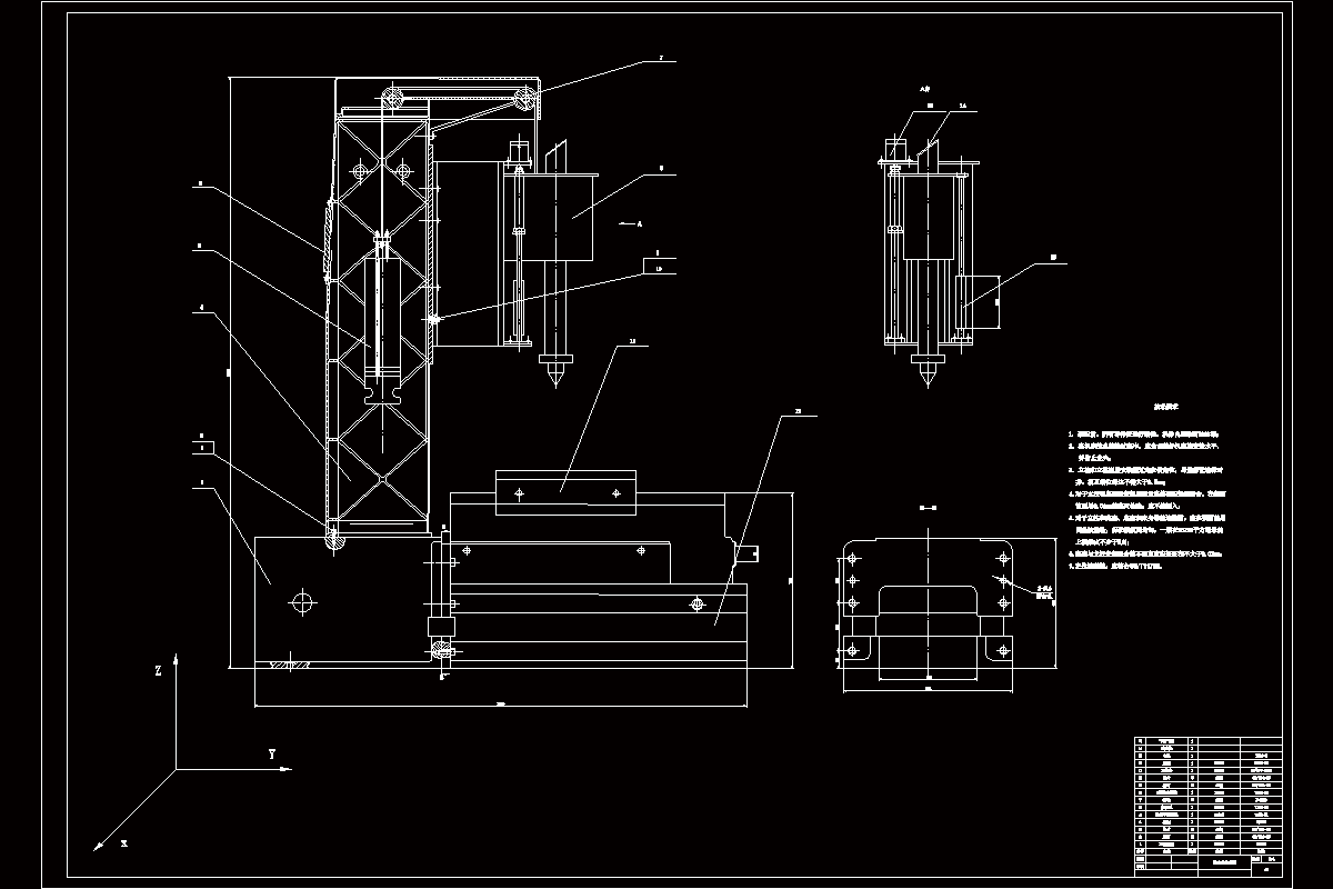 Z1043-300x400数控切割机总体及机床电气控制设计