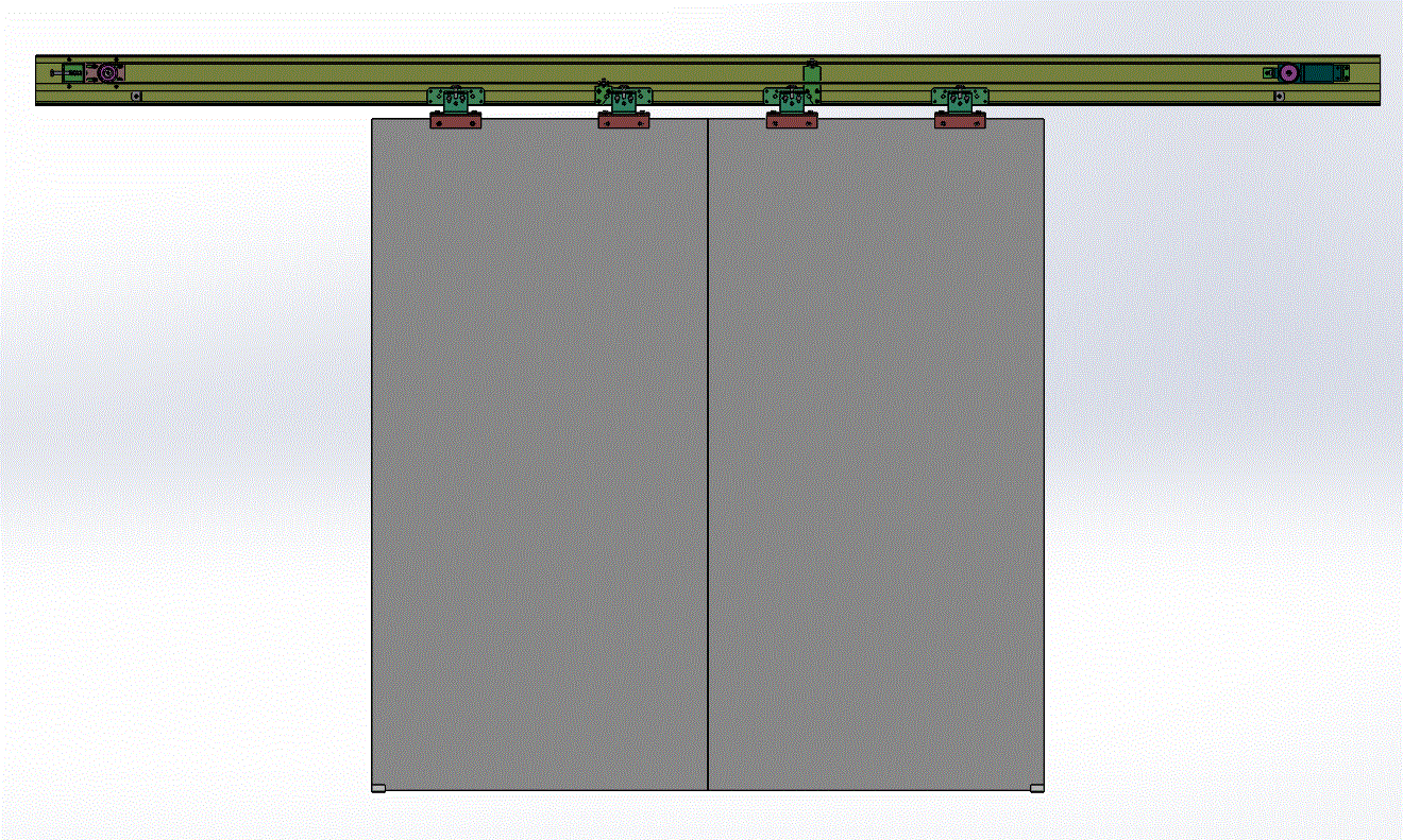 Z1128-基于PLC的自动门禁系统设计[含SW三维图]
