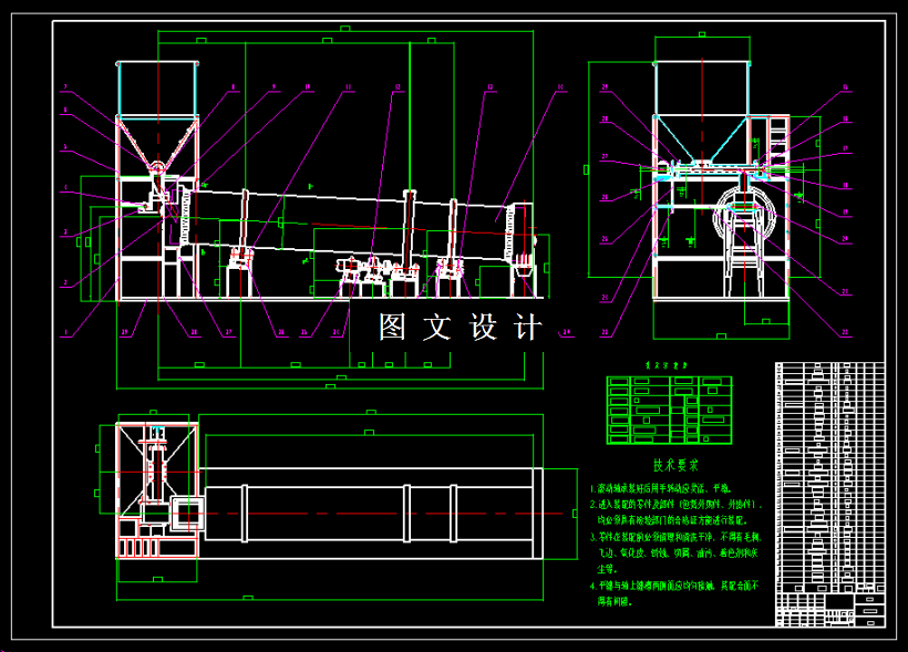 M2127-锯末用转筒干燥器进料装置设计