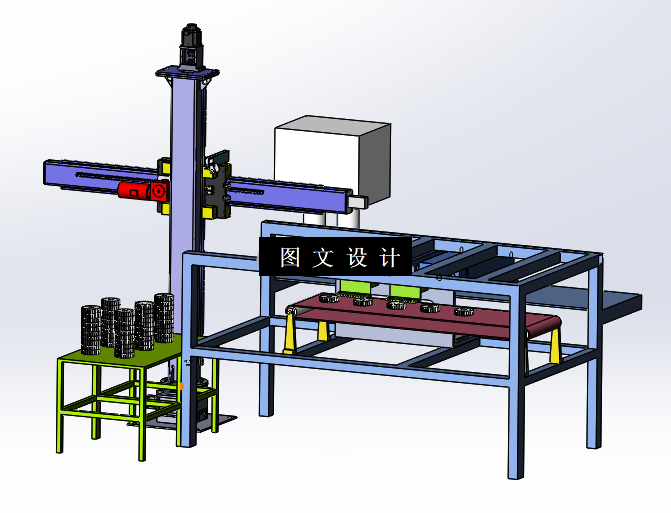 M2141-齿轮啮合测试机上下料机械手设计-PLC控制[含SW三维图]