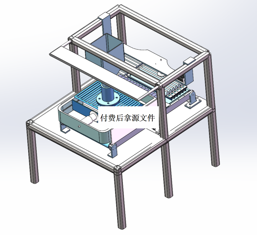 M1190-自动化羊肉烧烤竹签穿串机设计