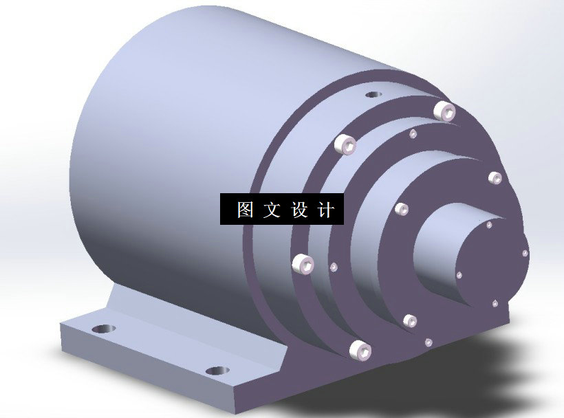 M1344-气体静压主轴设计[含SW三维图]