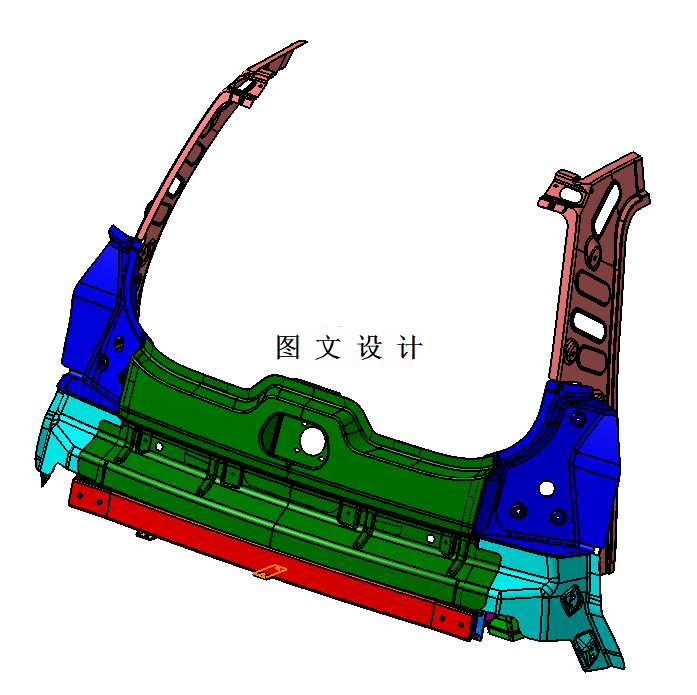 M1360-CL7100型微型电动汽车后舱骨架结构设计[含SW三维图]