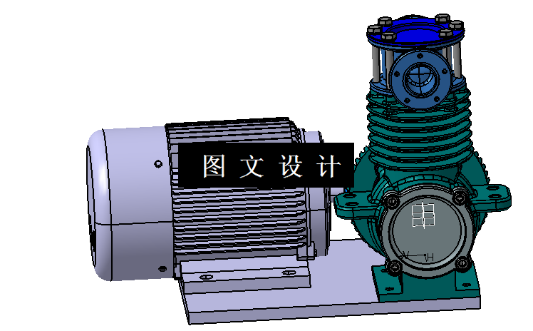 M1367-2HP立式单缸伞齿约束无侧压往复空压机设计[含SW三维图]