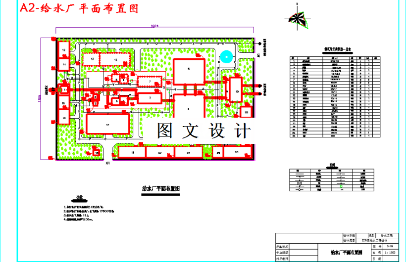 M3109-3.6万m3d给水工程设计
