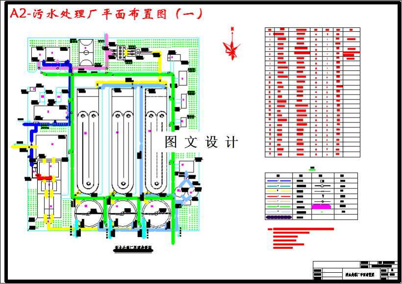 M3113-3.5万m3d污水处理厂工程设计