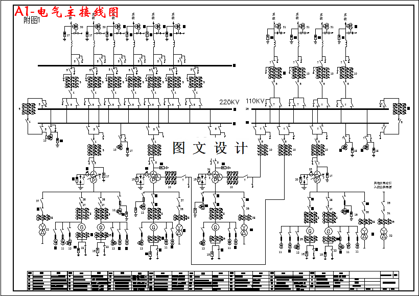 M3149-ZS4中型水力发电厂电气一次部分设计