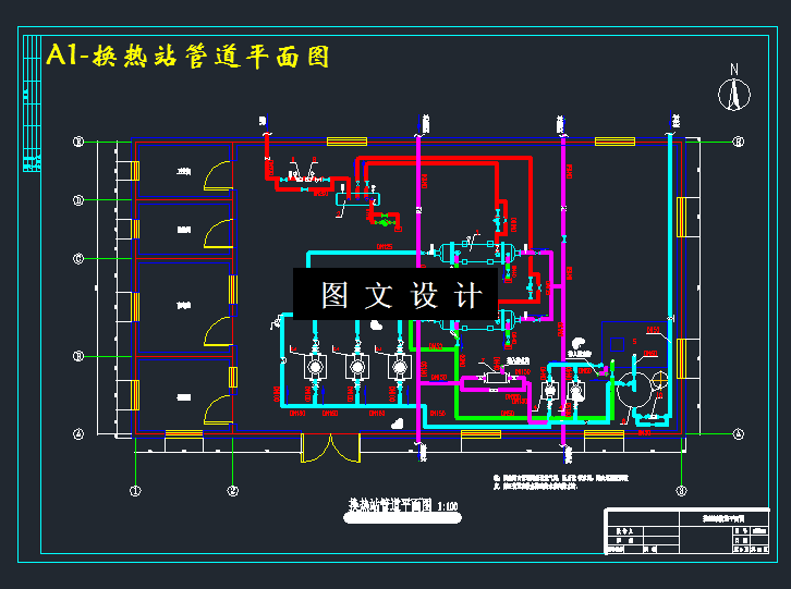 M3347-某小区供暖系统供热外网和换热站的设计