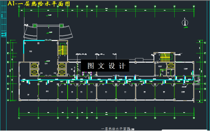 M3412-某12层人民医院住院楼给排水设计