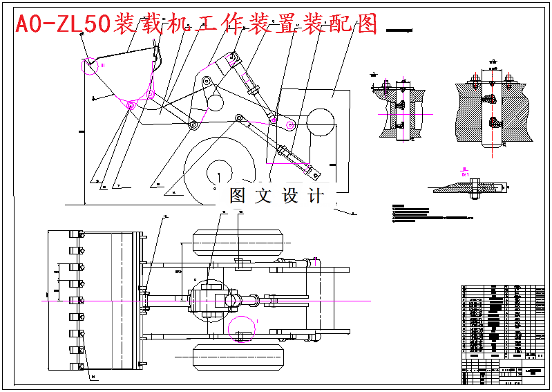M5890-ZL50装载机工作装置设计