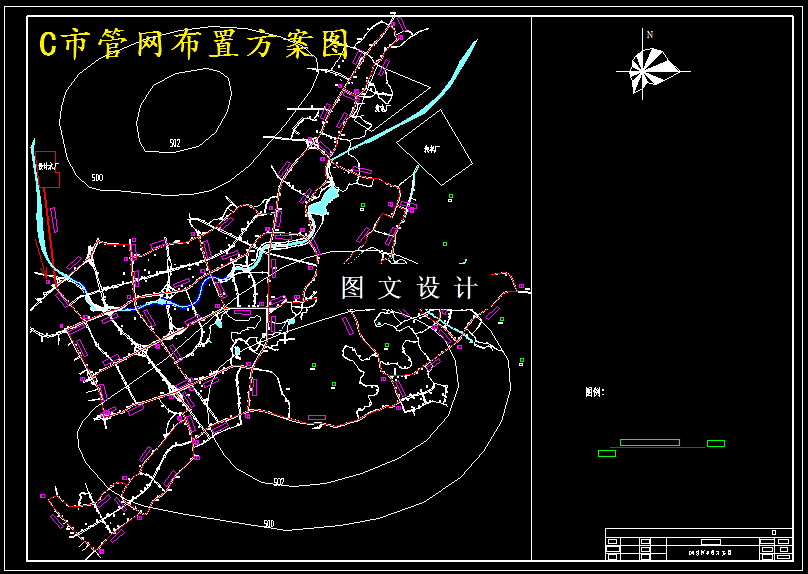 M5936-C市日供40万吨给水工程设计