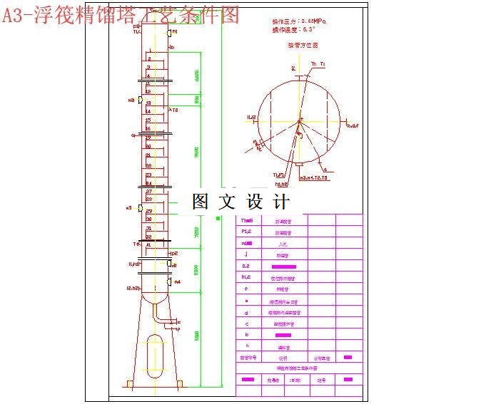 M5997-乙烯-乙烷体系对浮阀塔底精馏塔的设计