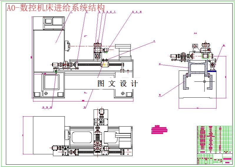M6092-数控机床进给系统结构设计