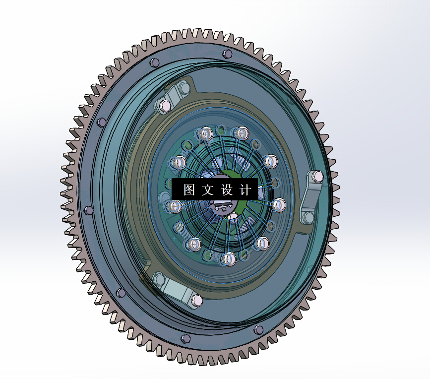 M6681-汽车膜片弹簧离合器结构设计[含SW三维图]
