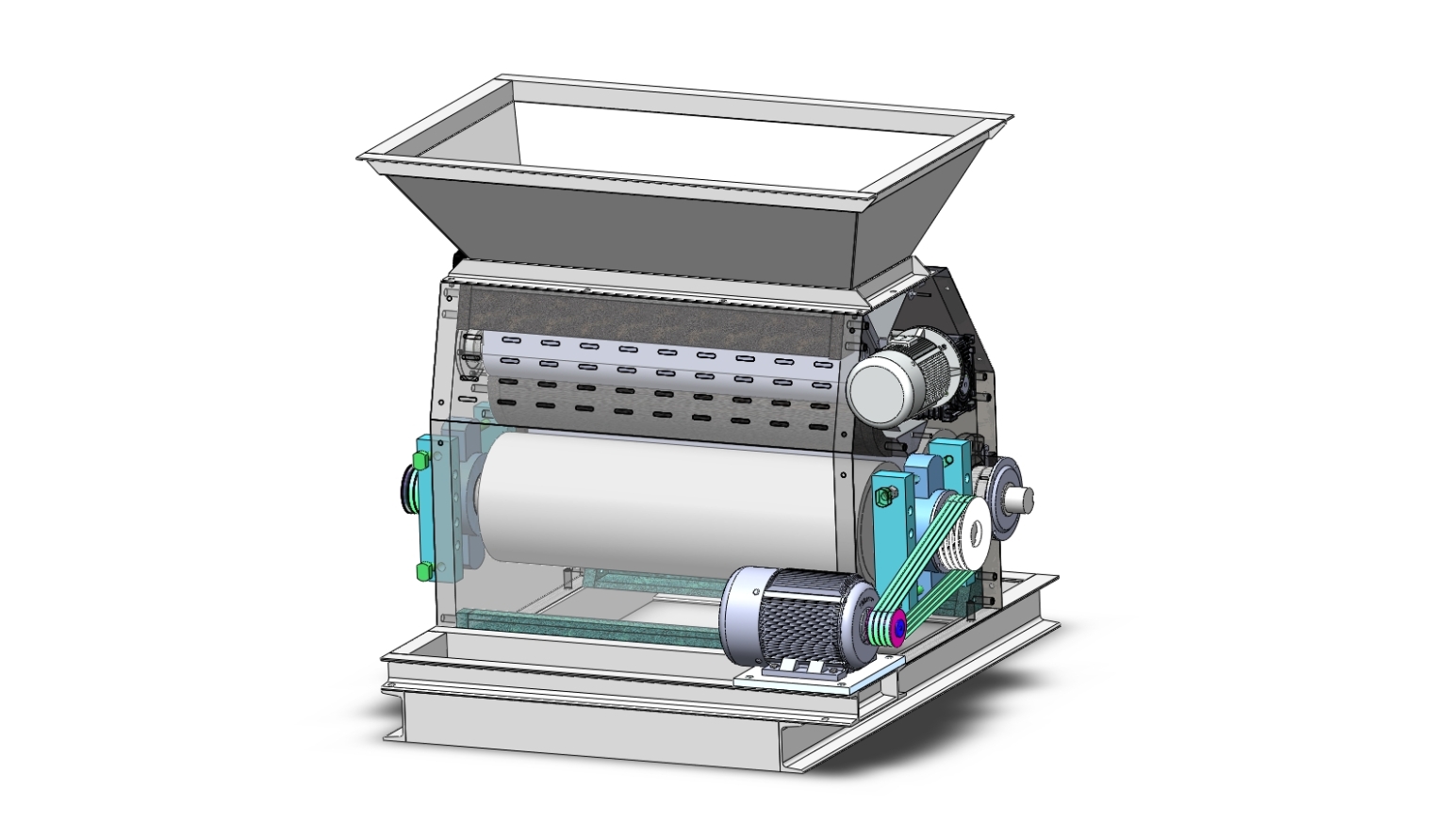 M6705-磨粉机机械结构设计[含SW三维图]