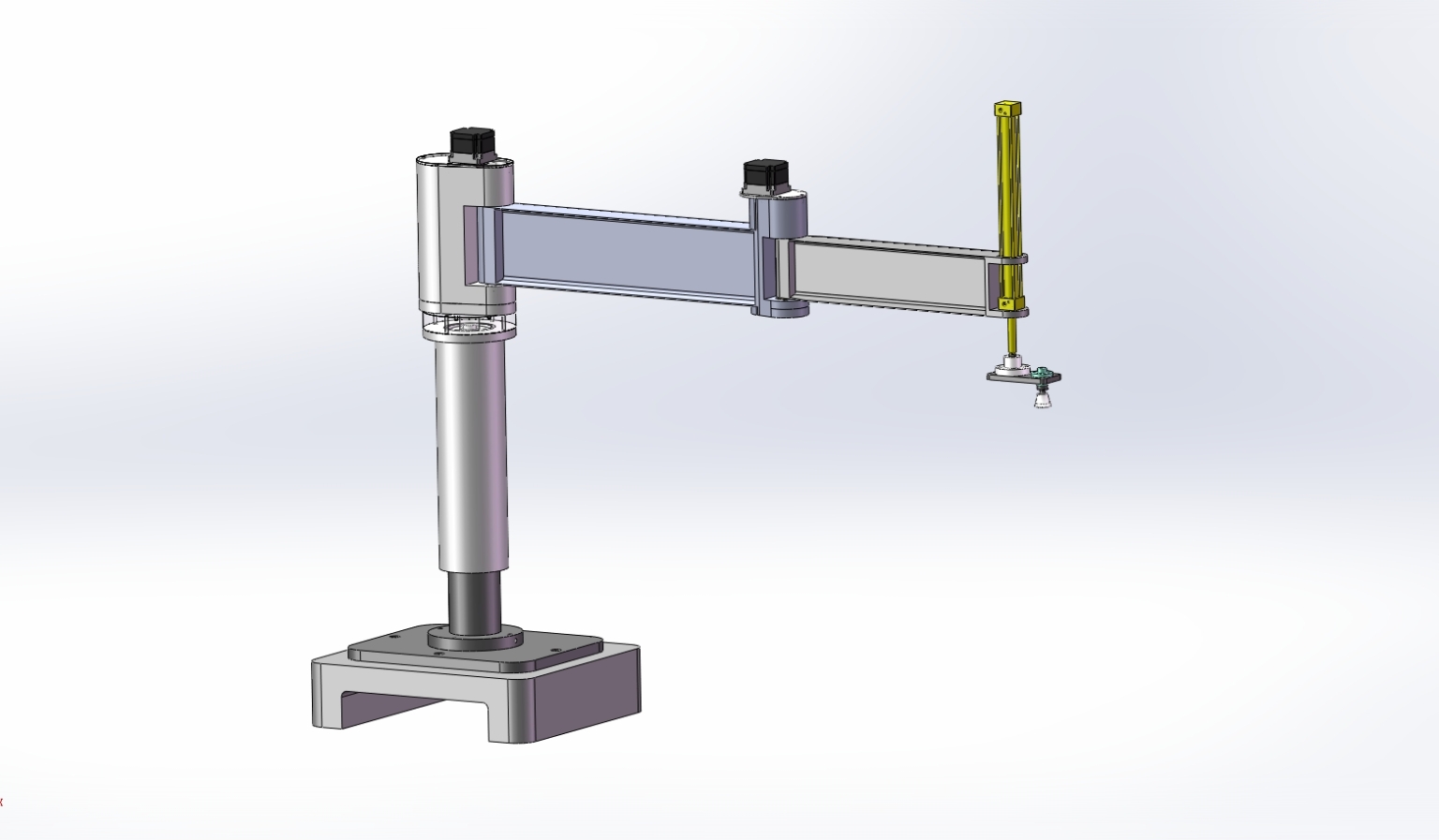 M6712-喷洒灌溉机器人机械臂机电设计[含SW三维图]