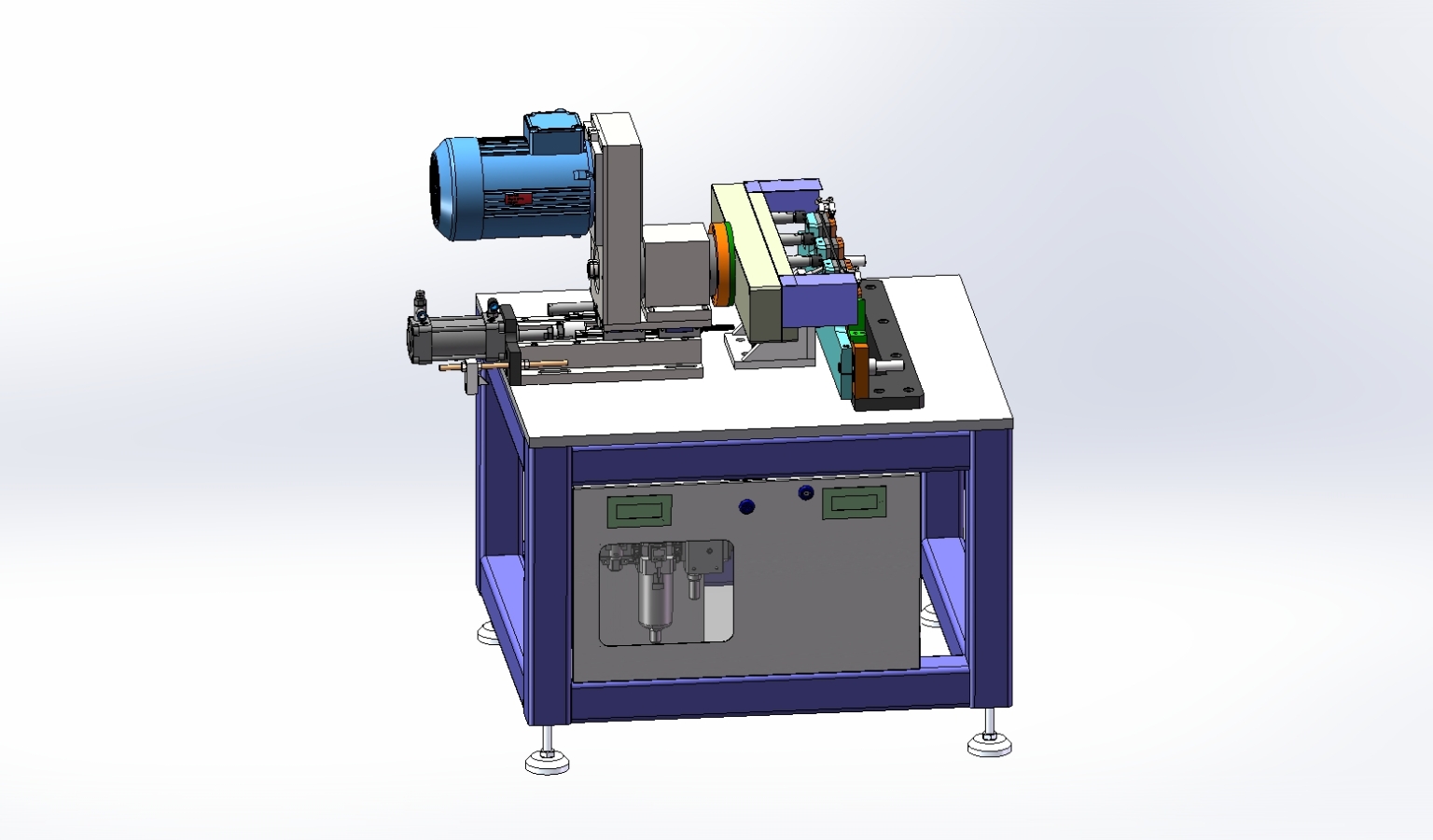 M6713-多轴钻孔机机械设计[含SW三维图]