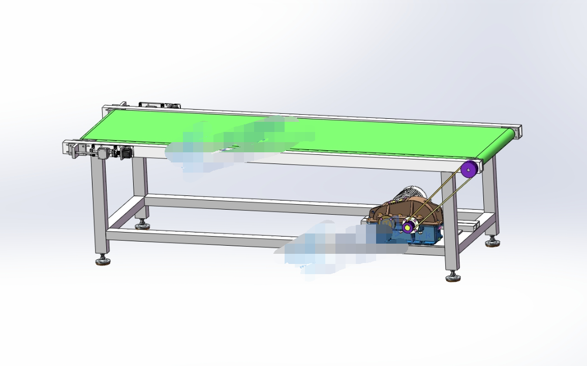 M6716-平面输送机结构设计[含SW三维图]