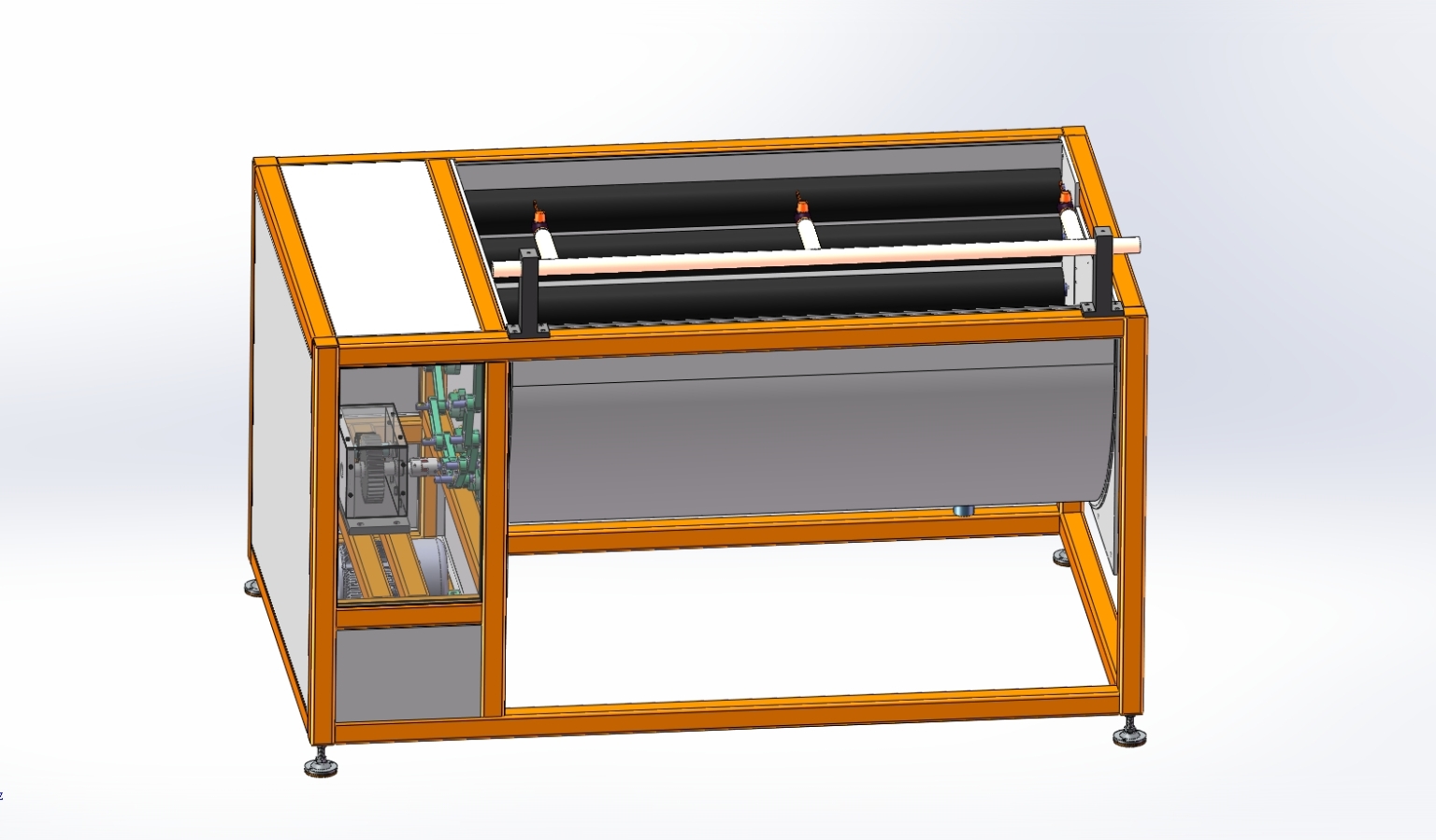 M6720-马铃薯清洗机设计[含SW三维图]