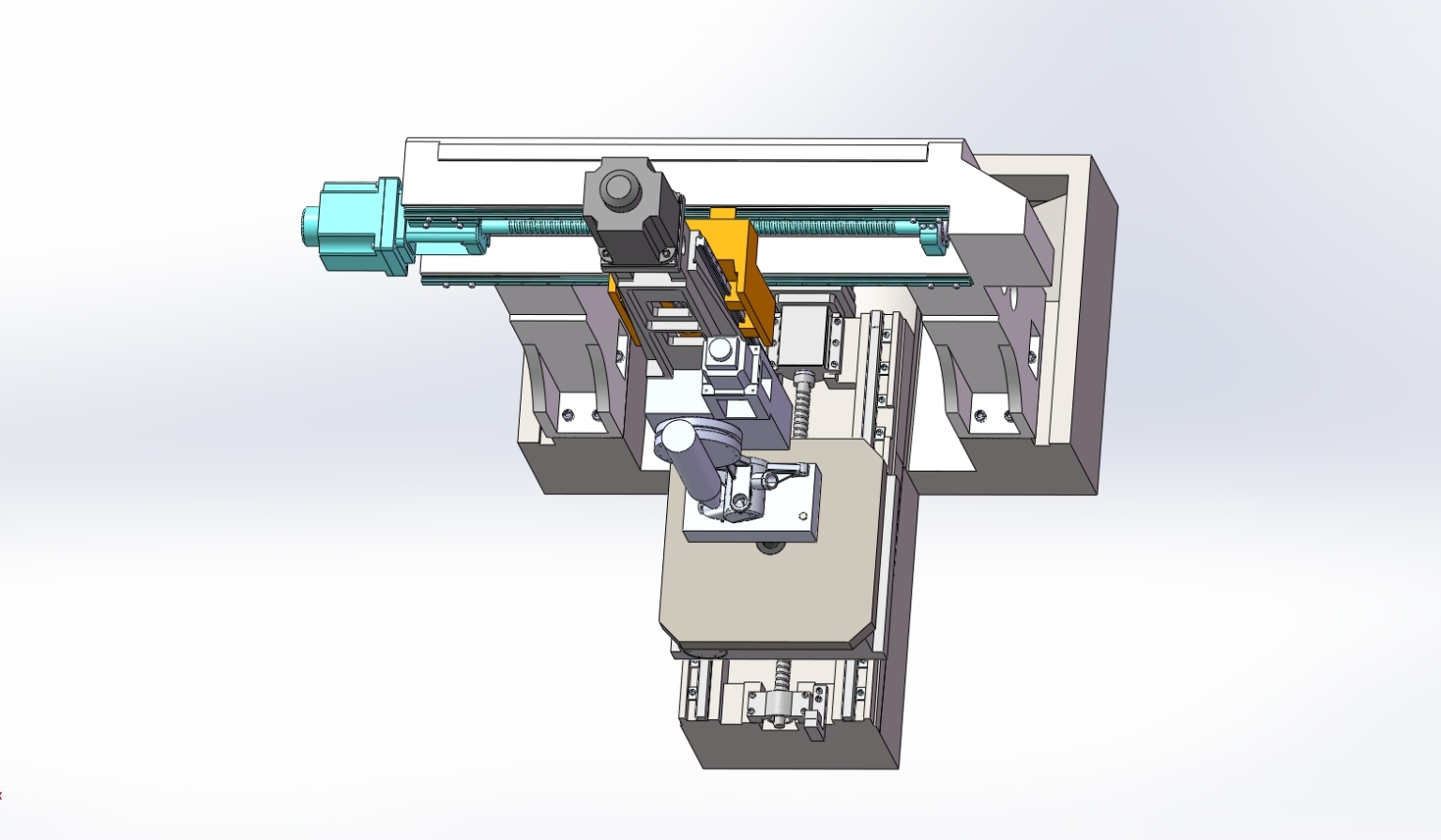 M6735-商用车水泵壳体点胶机机械设计[含三维图]
