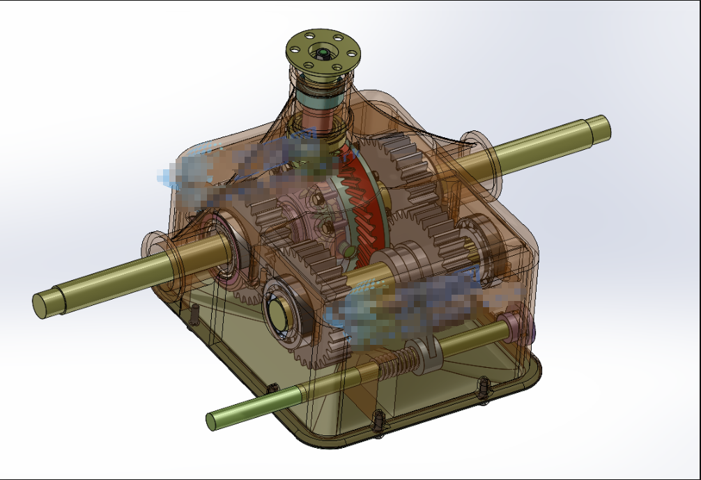 M6737-强制锁止型托森差速器机械设计[含SW三维图]