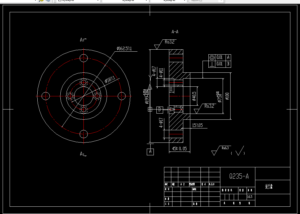 K1687-法兰盘机械加工工艺规程设计