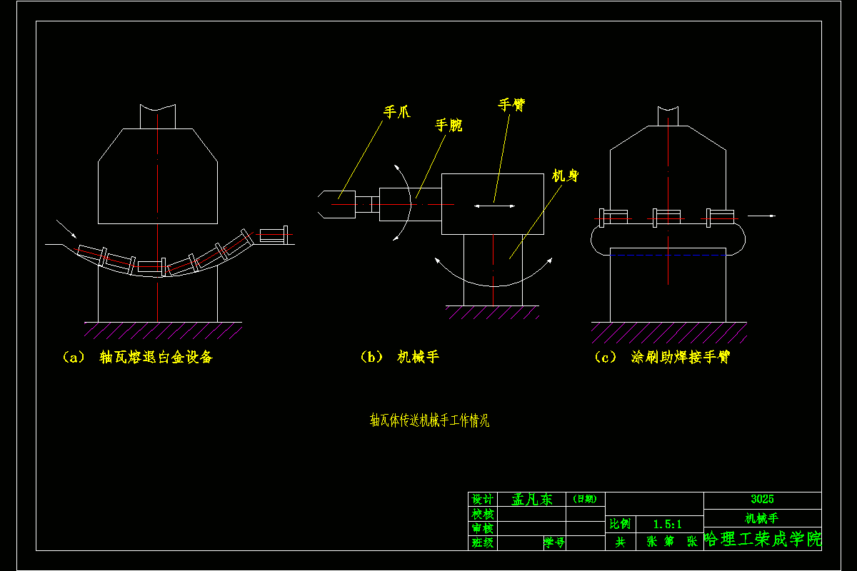 M6749-轴瓦体机械手液压系统设计