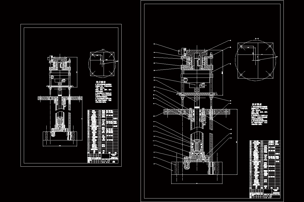 M6752-蜡模制壳机械手升降部分机械结构设计
