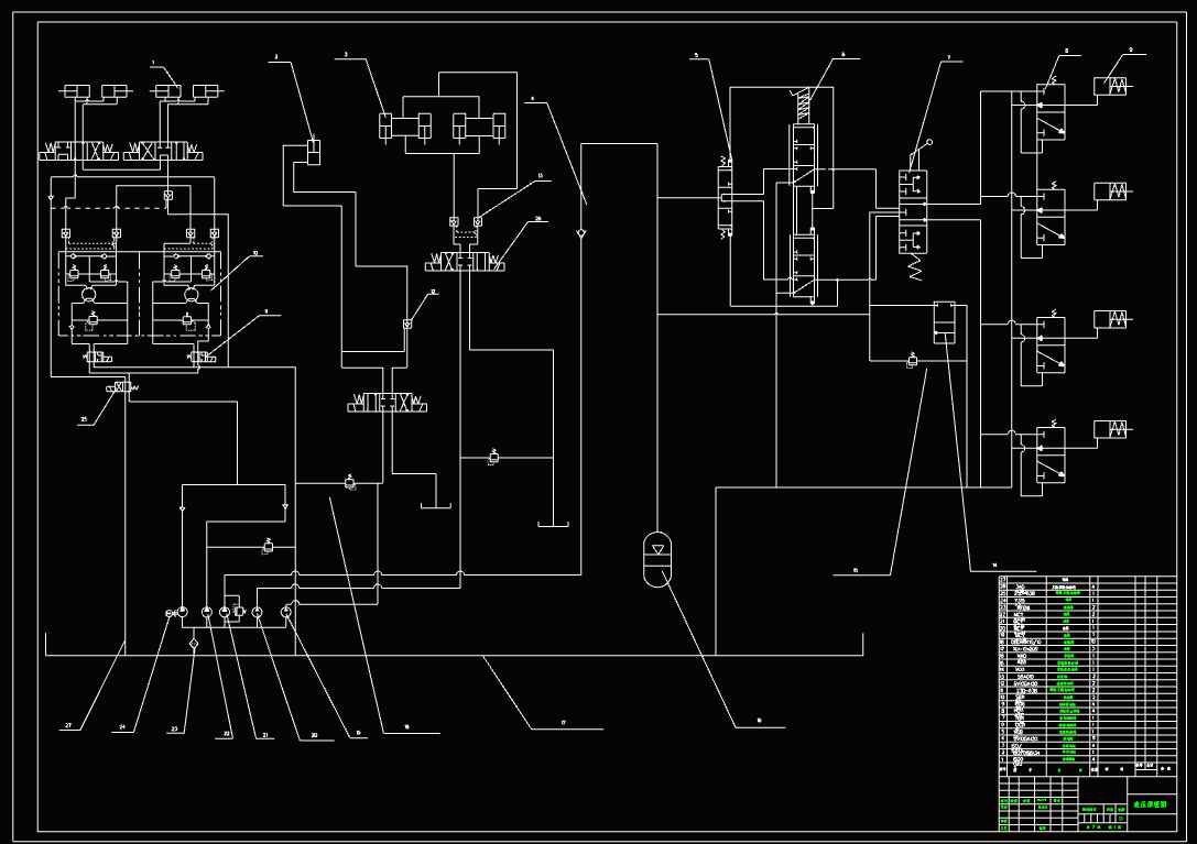 M7211-DQY50型飞机牵引车液压系统设计