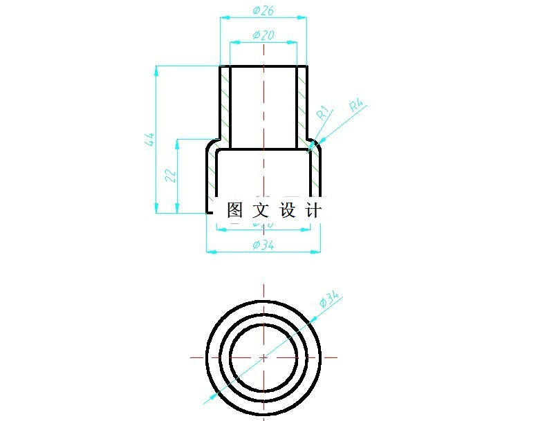M7381-连接座塑料注塑模具设计-外径34