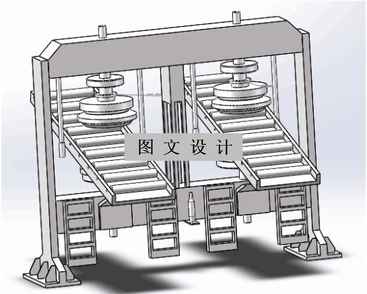 M7448-半钢子午胎48＂B型定型硫化机设计-后充气装置设计[含SW三维图]