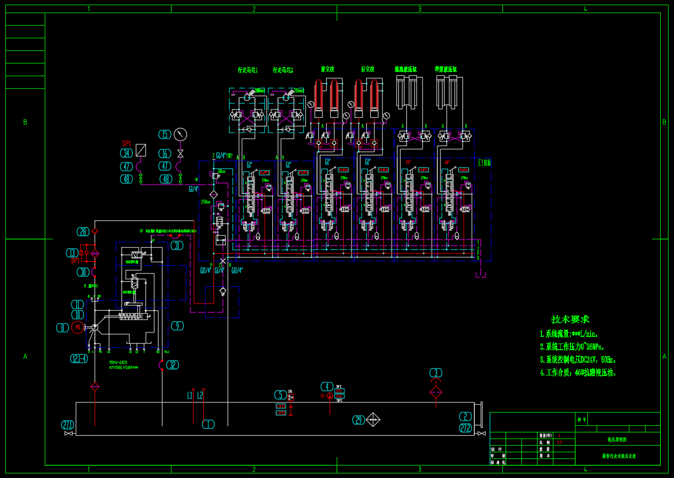 M7465-履带行走式液压支架液压系统设计[含SW三维图]