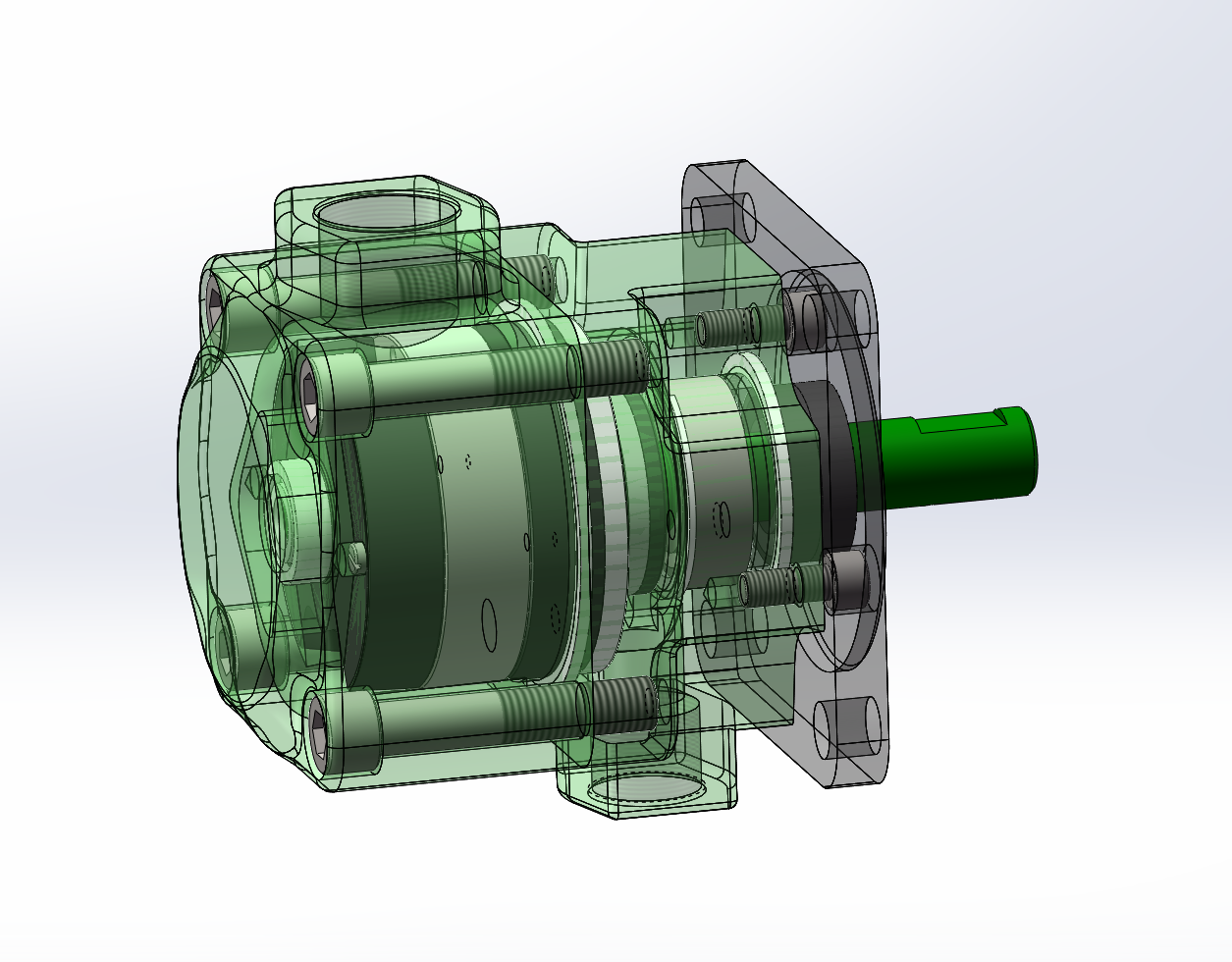 M7470-YB叶片泵设计[含SW三维图]