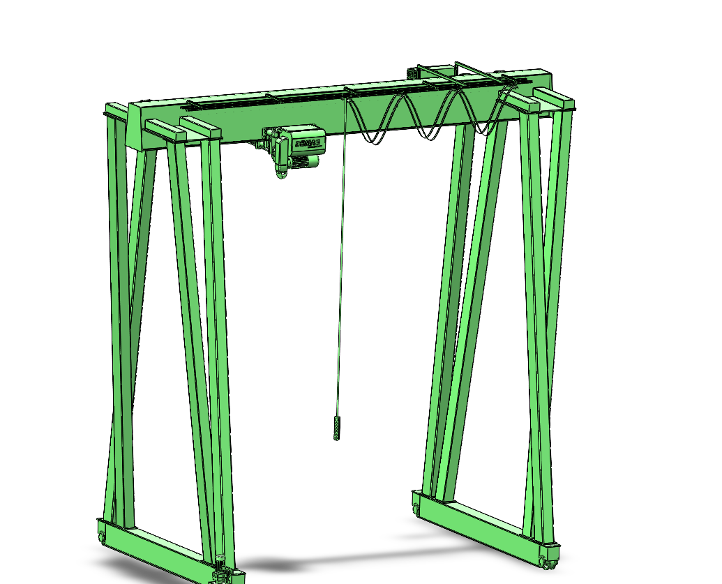 M7520-门式起重机的结构设计与建模[含SW三维图]