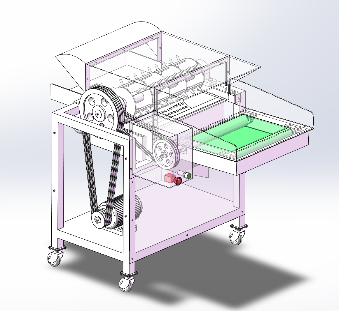M7532-干辣椒摘果机设计[含SW三维图]