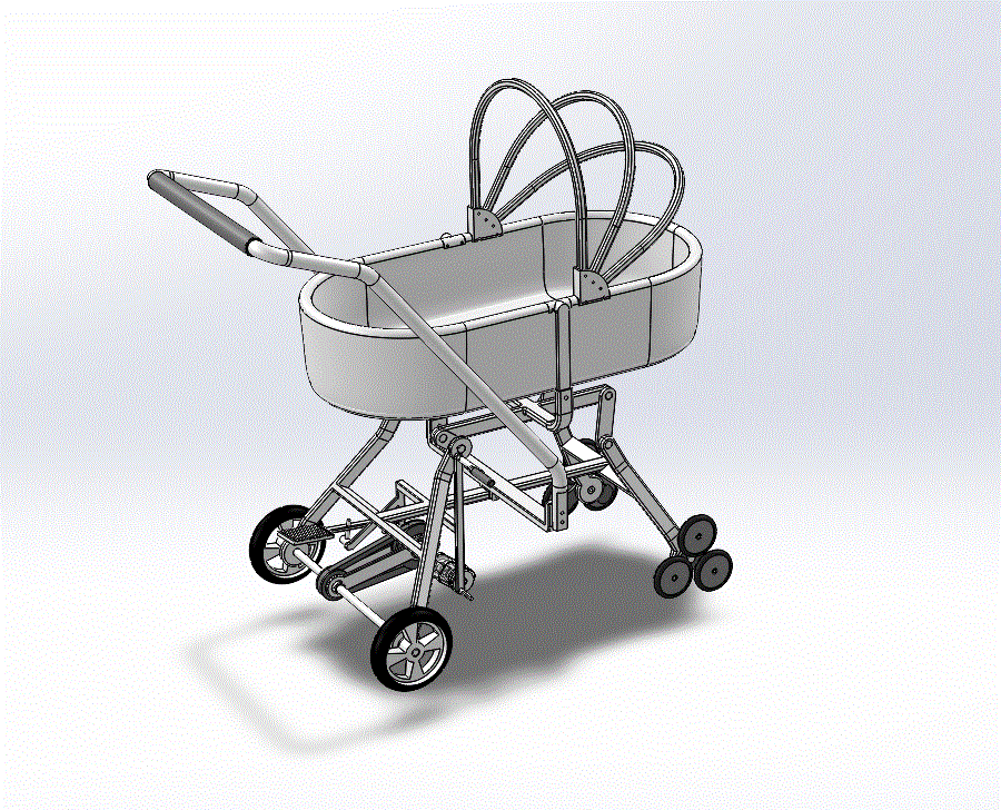 Z2130-多功能婴儿护理车的设计-婴儿车[含SW三维图]