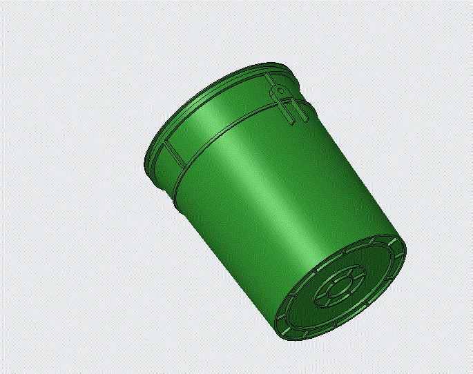 M7576-室内垃圾桶注塑工艺分析及其模具设计[含Proe三维图]