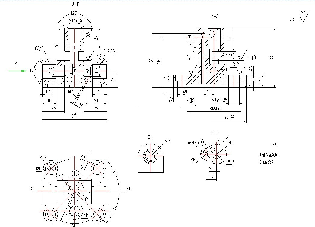 M7621-喷雾器壳体加工工艺及钻4×φ9 孔夹具设计