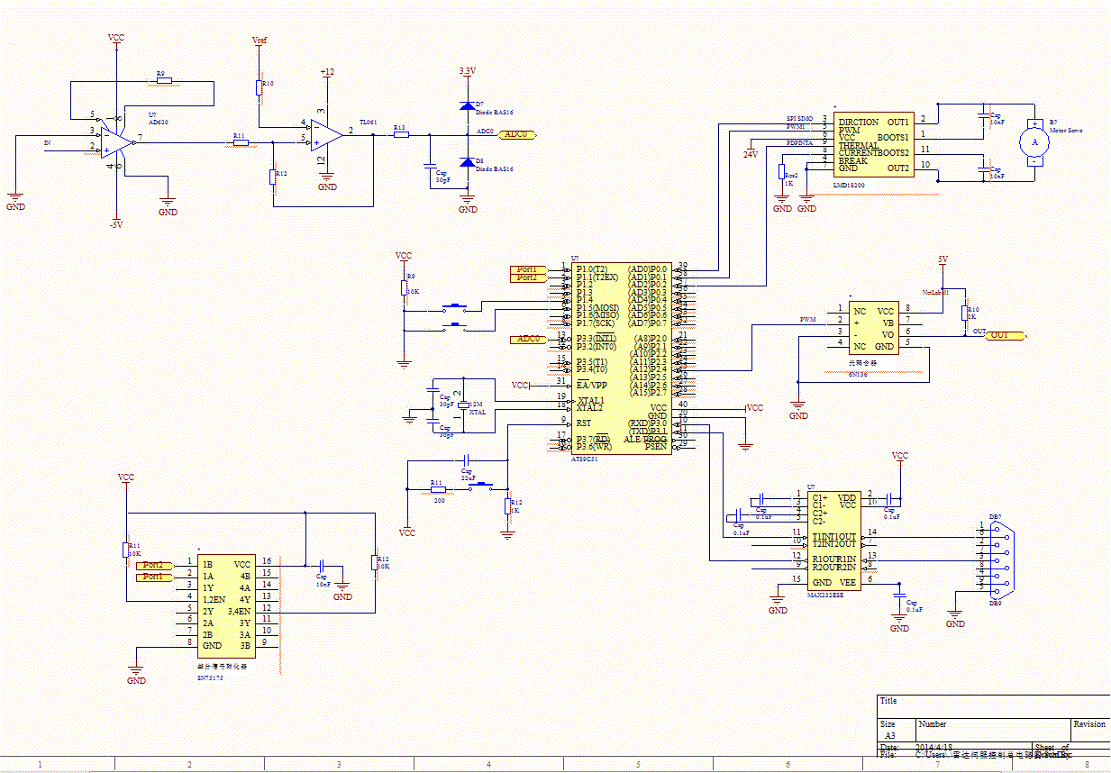 M7692-雷达天线伺服控制系统设计