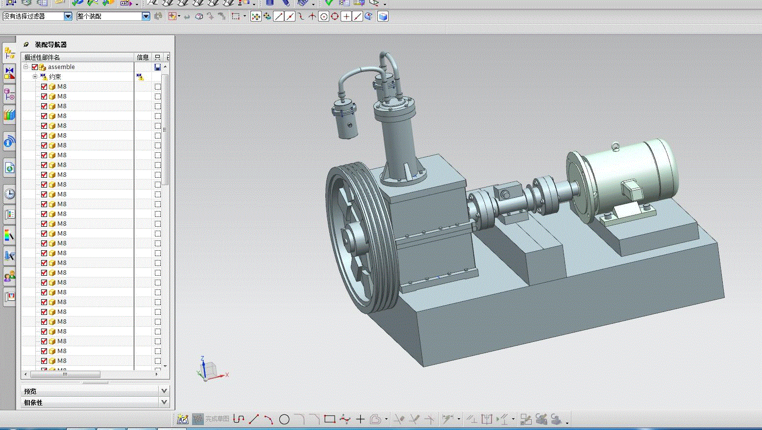 M7700-活塞环活塞杆的密封试验台设计[含UG三维图]