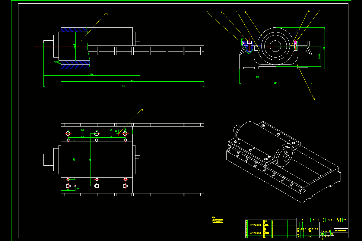M7717-雕铣机刀具高速旋转驱动机构设计