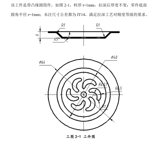 M7732-滤网冲压成形工艺及模具设计-外径64