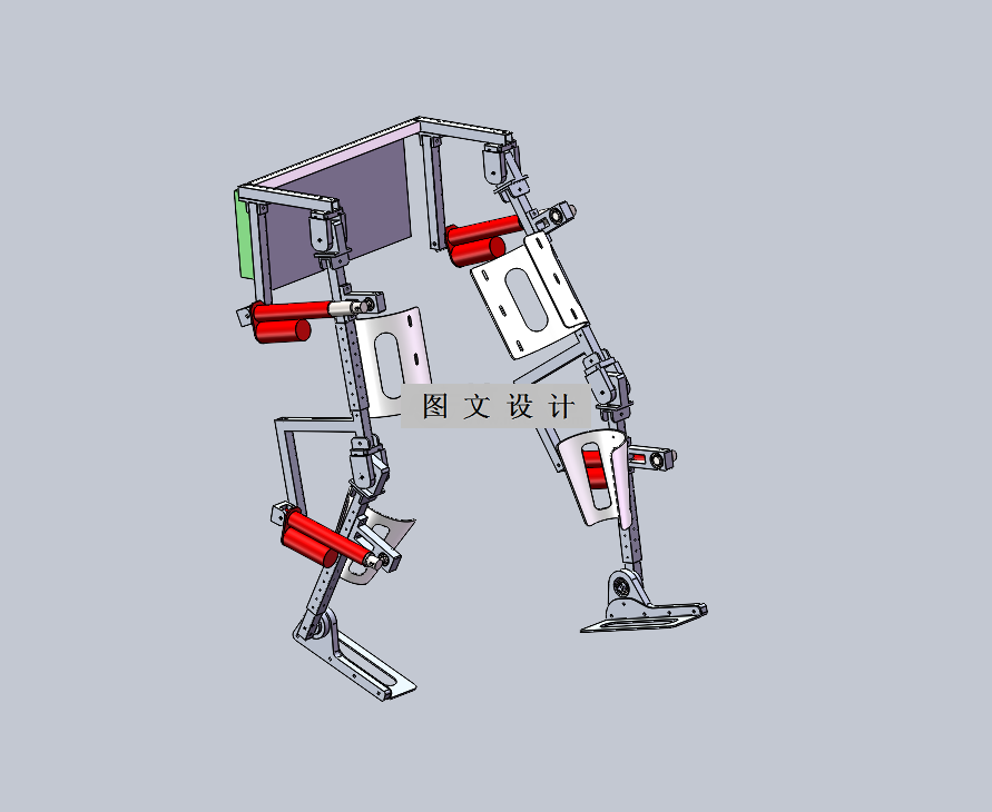M7805-可穿戴外骨骼的设计【含SW三维图】