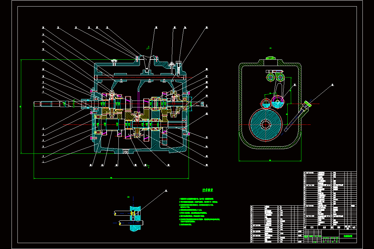 M7870-长丰猎豹越野车变速器设计