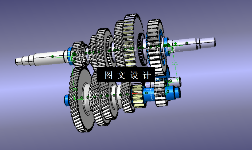 M4474-重型载货汽车变速器主要零部件设计[含Catia三维图]