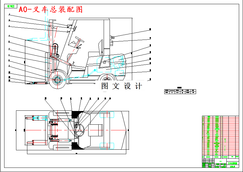 M4655-叉车总体方案及变速箱的设计